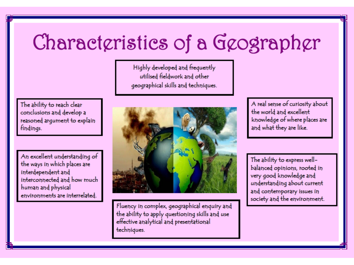 Geography St Bernadette's Catholic Primary School